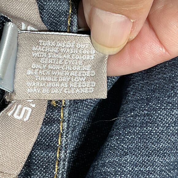 Chico's Classic Straight Jeans Blue Cotton Blend 29" Inseam - Picture 8 of 9